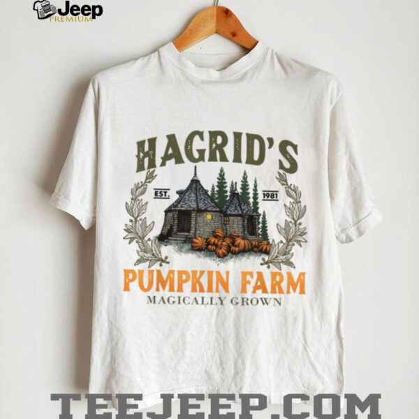 Hagrids Pumpkins Farm Grown Halloween Witch Spooky Season T Shirt