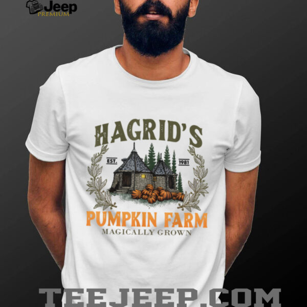 Hagrids Pumpkins Farm Grown Halloween Witch Spooky Season T Shirt