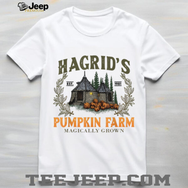 Hagrids Pumpkins Farm Grown Halloween Witch Spooky Season T Shirt