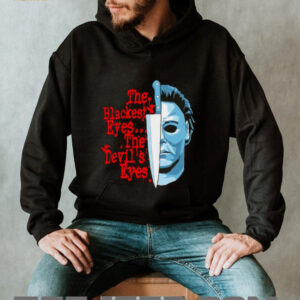 Halloween Michael Myers knife the blackest eyes the devil’s eyes shirt