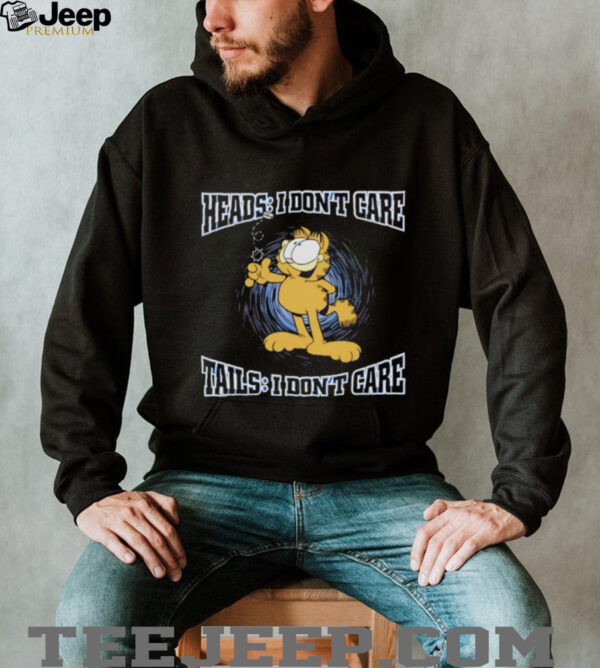 Heads I don’t care tails I don’t care orange cat shirt