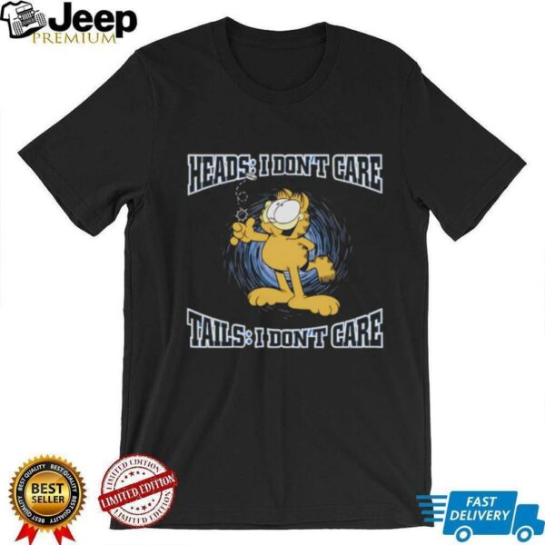 Heads I don’t care tails I don’t care orange cat shirt