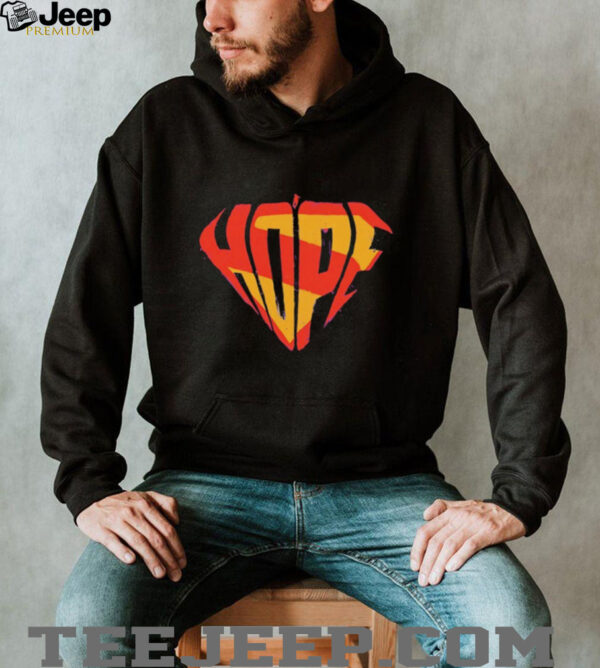 Hope Superman logo shirt