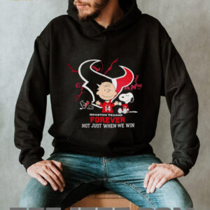 Houston Texans Charlie Brown Snoopy Texans Forever Not Just When...