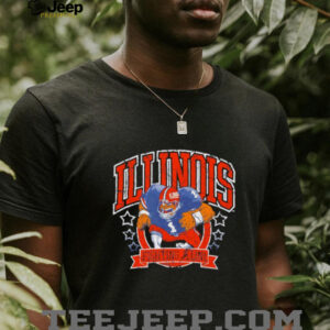 Illinois Fighting Irish Football player vintage shirt