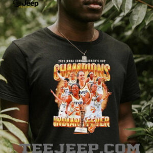 Indiana Fever 2025 WNBA Commissioner’s Cup Champions graphic shirt