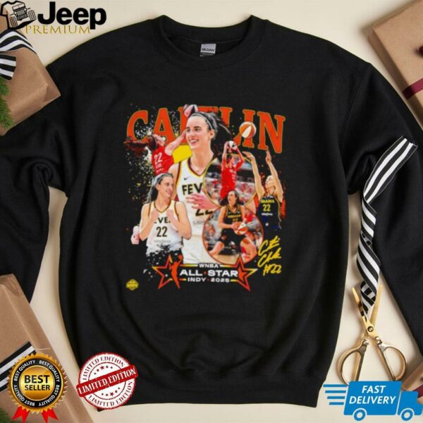 Indiana Fever Caitlin Clark 2025 WNBA All Star Game signature shirt
