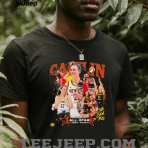 Indiana Fever Caitlin Clark 2025 WNBA All Star Game signature shirt