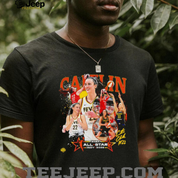 Indiana Fever Caitlin Clark 2025 WNBA All Star Game signature shirt