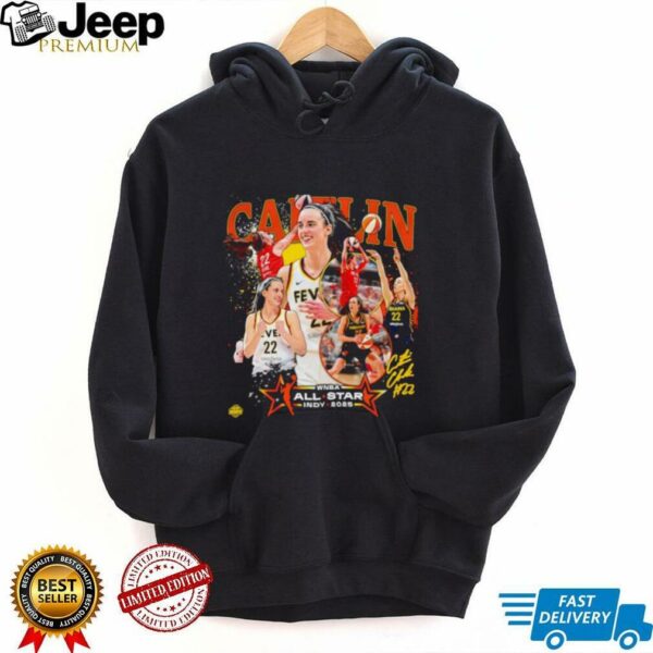 Indiana Fever Caitlin Clark 2025 WNBA All Star Game signature shirt