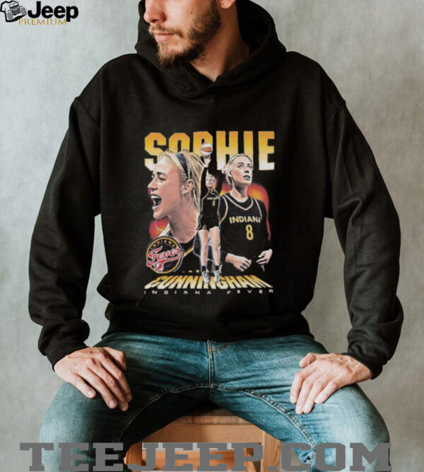 Indiana Fever Sophie Cunninghamel Vintage Graphic T shirt
