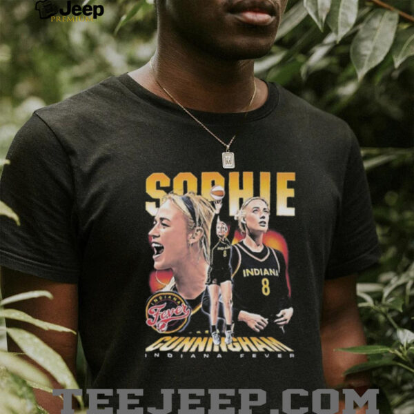 Indiana Fever Sophie Cunninghamel Vintage Graphic T shirt