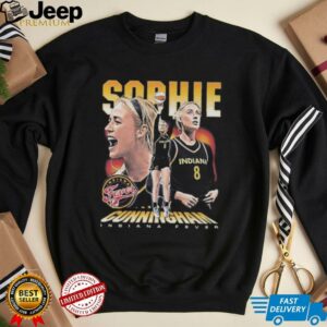 Indiana Fever Sophie Cunninghamel Vintage Graphic T shirt