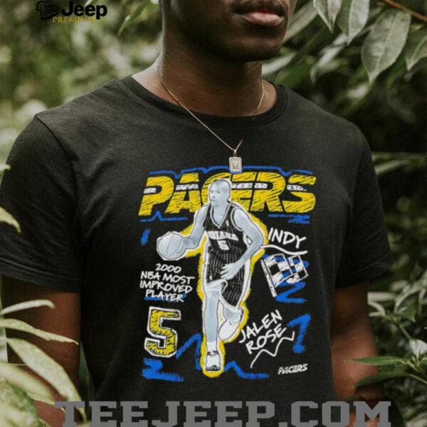 Indiana Pacers Jalen Rose NBA most improved player shirt