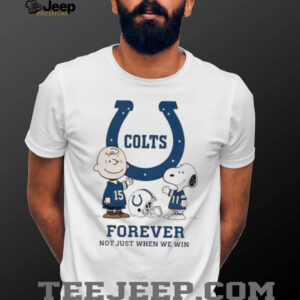 Indianapolis Colts Charlie Brown Snoopy Colts Forever Not Just When...