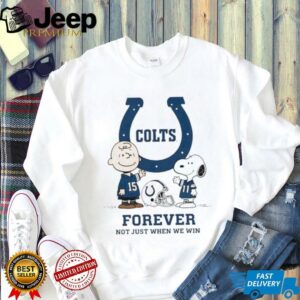 Indianapolis Colts Charlie Brown Snoopy Colts Forever Not Just When...