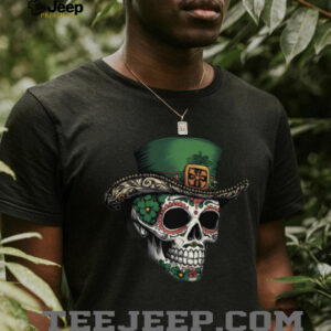 Irish I Were Mexican Sugar Skull T Shirt