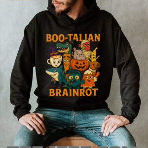 Italian Brainrot Characters Halloween Themes Costume Party Pullover Shirt