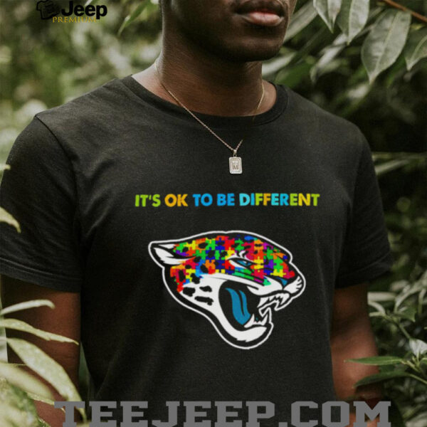 Jacksonville Jaguars Autism it’s ok to be different Shirt