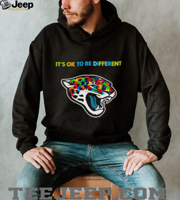 Jacksonville Jaguars Autism it’s ok to be different Shirt
