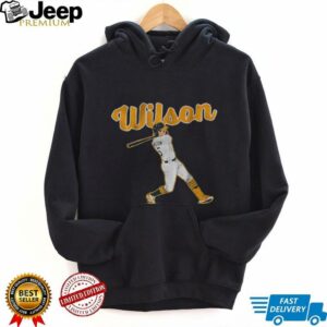 Jacob Wilson Oakland Athletics MLB Baseball Slugger Swing shirt
