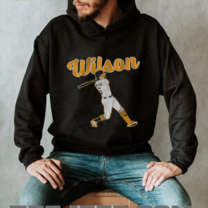 Jacob Wilson Oakland Athletics MLB Baseball Slugger Swing shirt