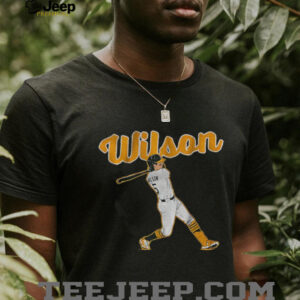 Jacob Wilson Oakland Athletics MLB Baseball Slugger Swing shirt