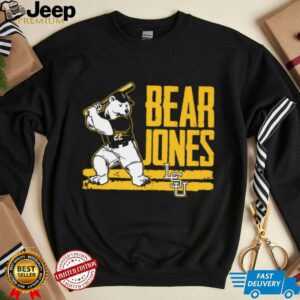 Jared Jones Bear LSU Baseball Shirt