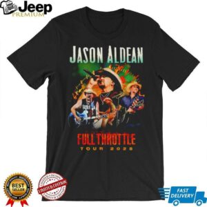 Jason Aldean Full Throttle Tour 2025 signature shirt