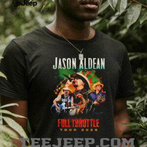Jason Aldean Full Throttle Tour 2025 signature shirt