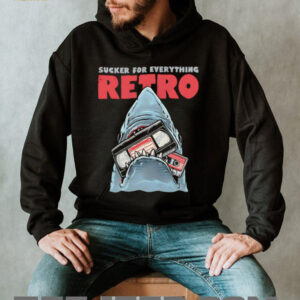 Jaws Shark sucker for everything retro cassette tape shirt
