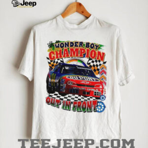 Jeff Gordon Wonder boy champion Dupont race car Nascar shirt