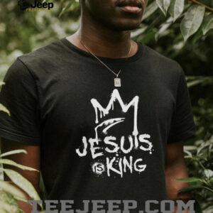 Jesus is King crown shirt