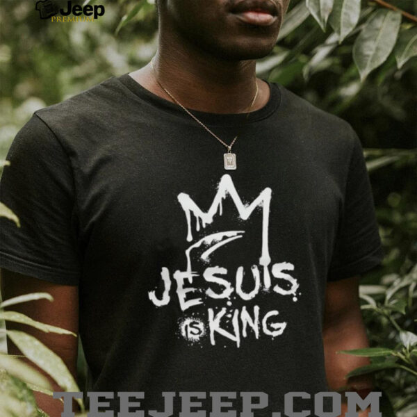 Jesus is King crown shirt