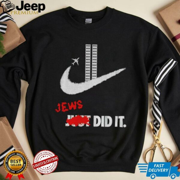 Jews Did It Nike logo September 11 attacks shirt