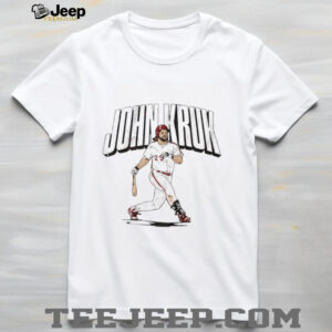 John Kruk Philadelphia Phillies slugger swing shirt