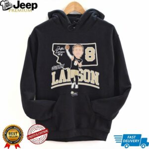 Justin Lamson #8 Montana State Bobcats football player shirt