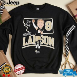 Justin Lamson #8 Montana State Bobcats football player shirt