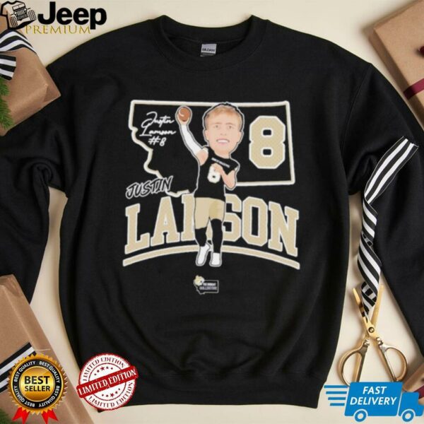 Justin Lamson #8 Montana State Bobcats football player shirt
