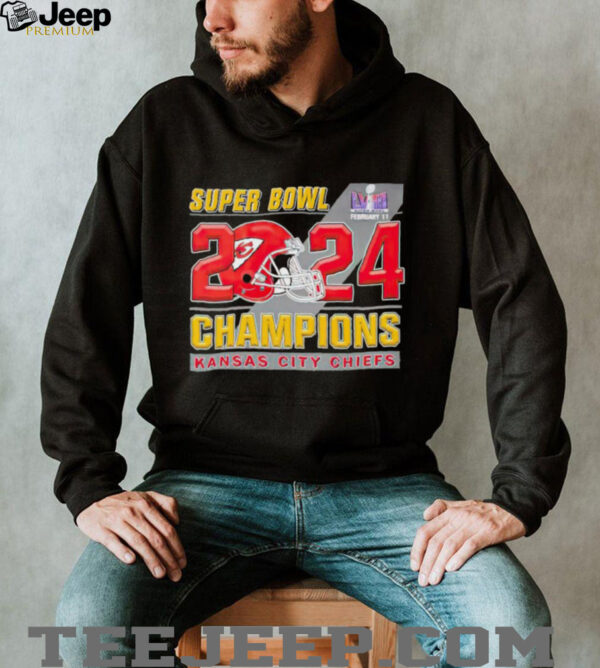 Kansas City Chiefs 2024 Super Bowl LVIII Champions Shirt