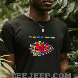 Kansas City Chiefs x Autism awareness it’s ok to be different Shirt