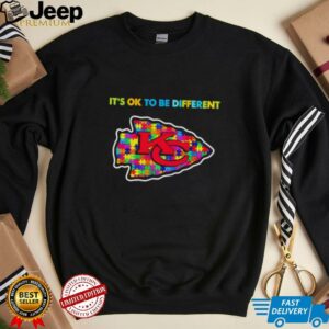 Kansas City Chiefs x Autism awareness it’s ok to be different Shirt