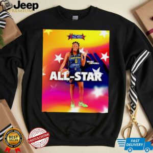 Kelsey Mitchell Indiana Fever 3X 2025 WNBA All Star shirt