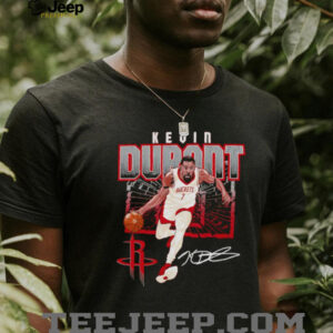 Kevin Durant #7 Houston Rockets shattered signature shirt