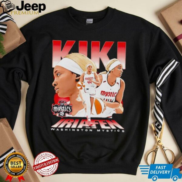 Kiki Iriafen picture collage Washington Mystics Shirt