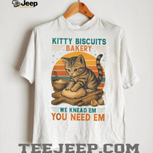 Kitty Biscuits Bakery Funny Cat Baking Gifts for Daughter Crazy Shirt