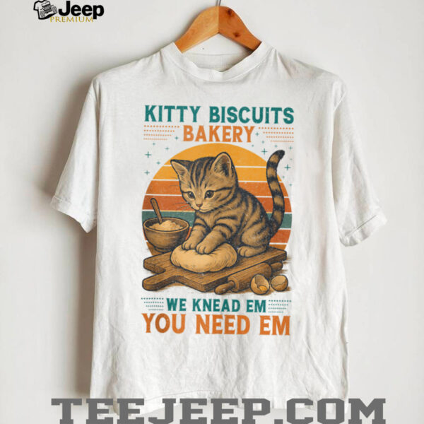 Kitty Biscuits Bakery Funny Cat Baking Gifts for Daughter Crazy Shirt