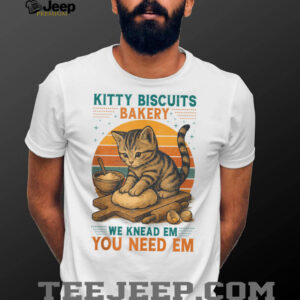 Kitty Biscuits Bakery Funny Cat Baking Gifts for Daughter Crazy Shirt
