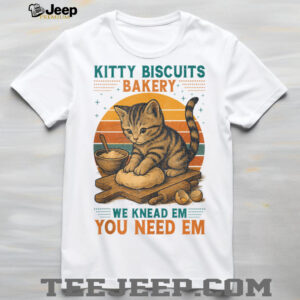 Kitty Biscuits Bakery Funny Cat Baking Gifts for Daughter Crazy Shirt