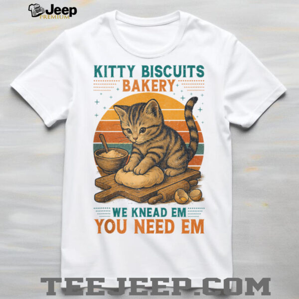 Kitty Biscuits Bakery Funny Cat Baking Gifts for Daughter Crazy Shirt